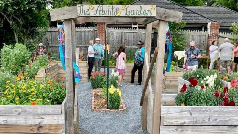 Therapeutic Garden Design - The Ability Garden - Trellis