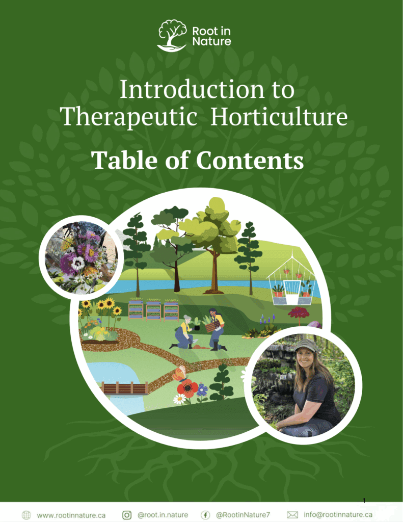 Introduction to Therapeutic Horticulture Course Outline