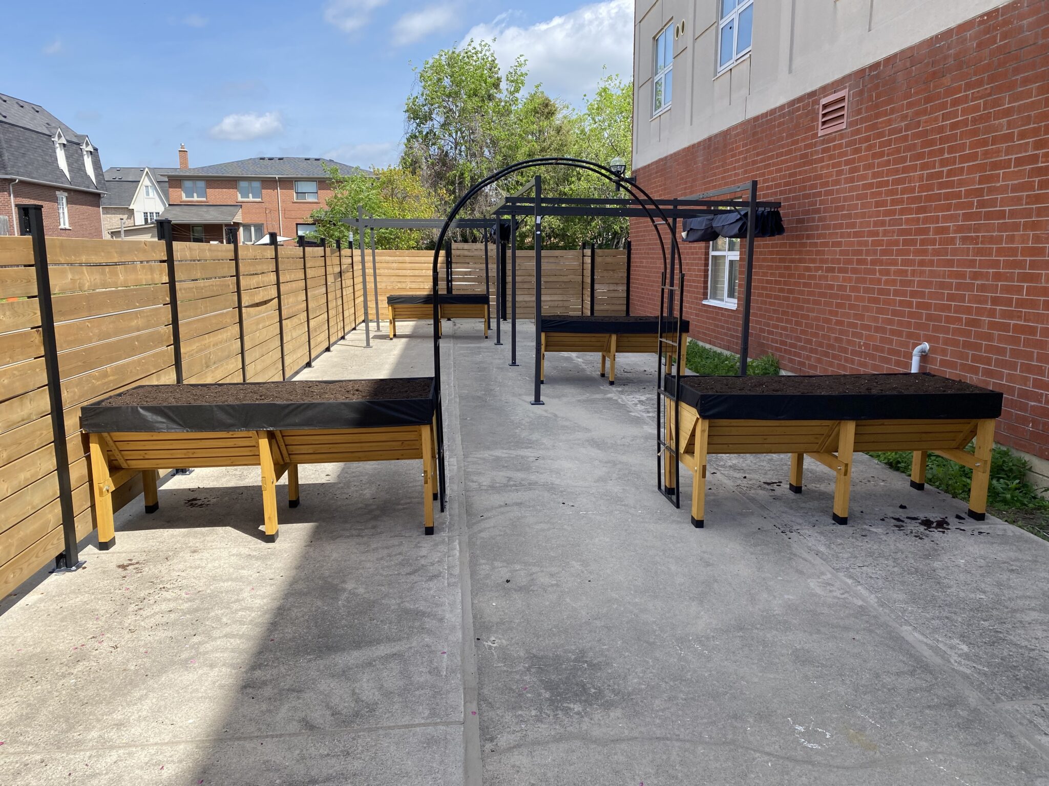 Beginning of Sensory Garden